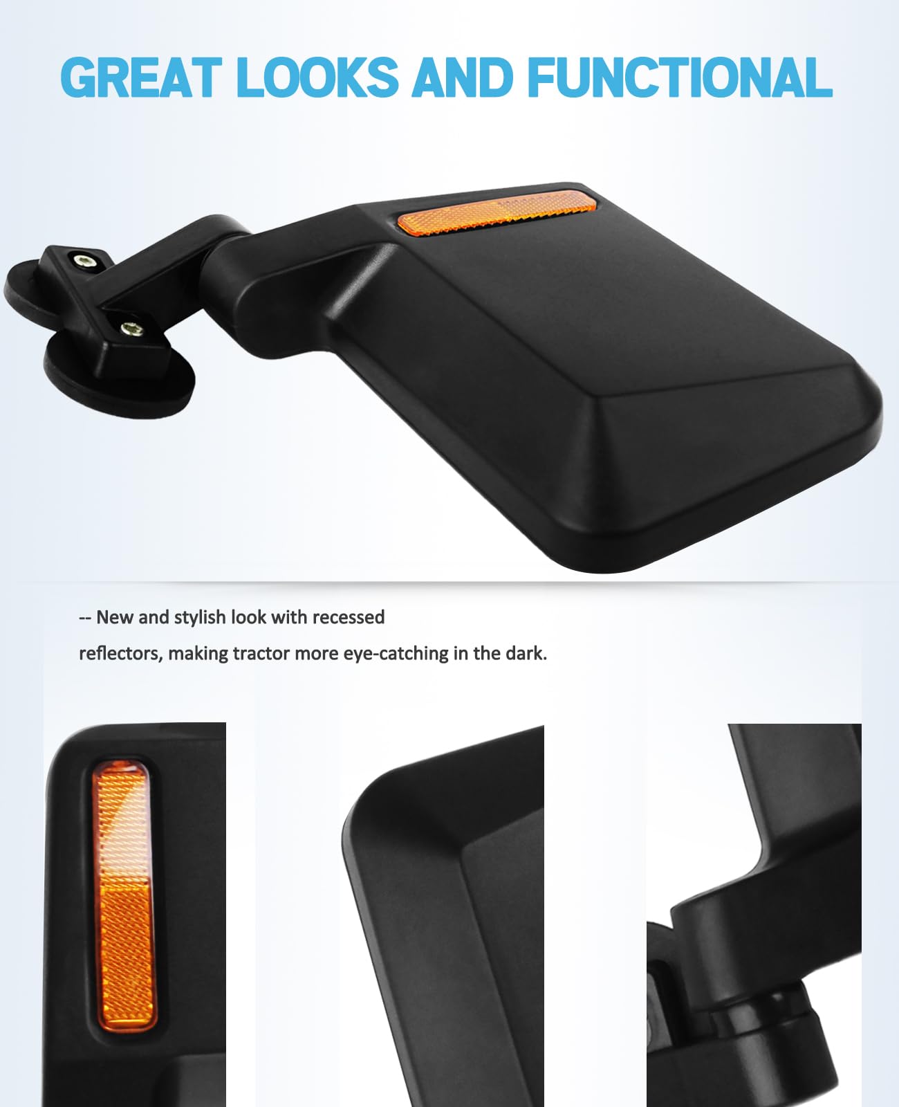 UNIGT recessed reflectors improve night visibility when backing up