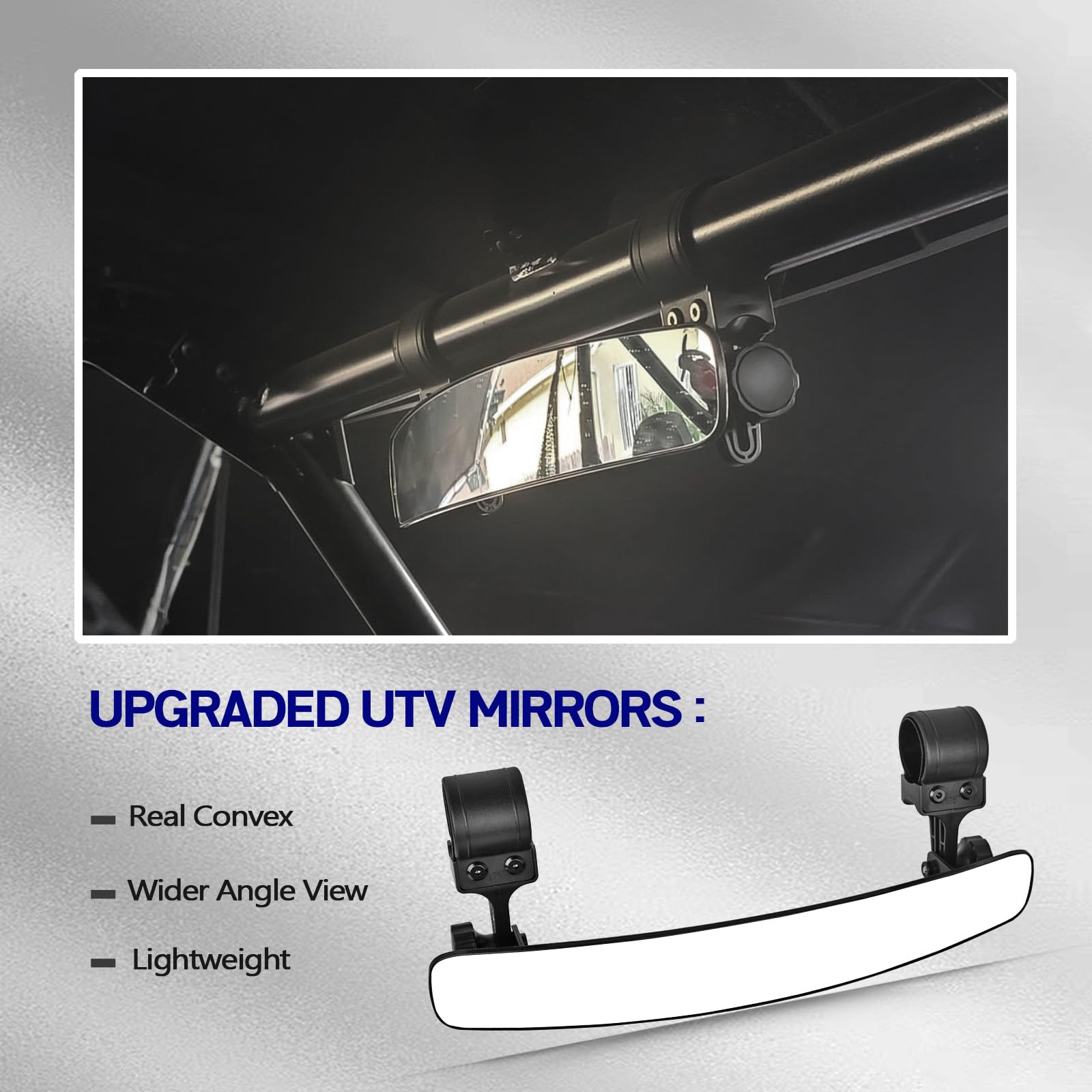 UNIGT rubber grips protect the roll bar while tightening.