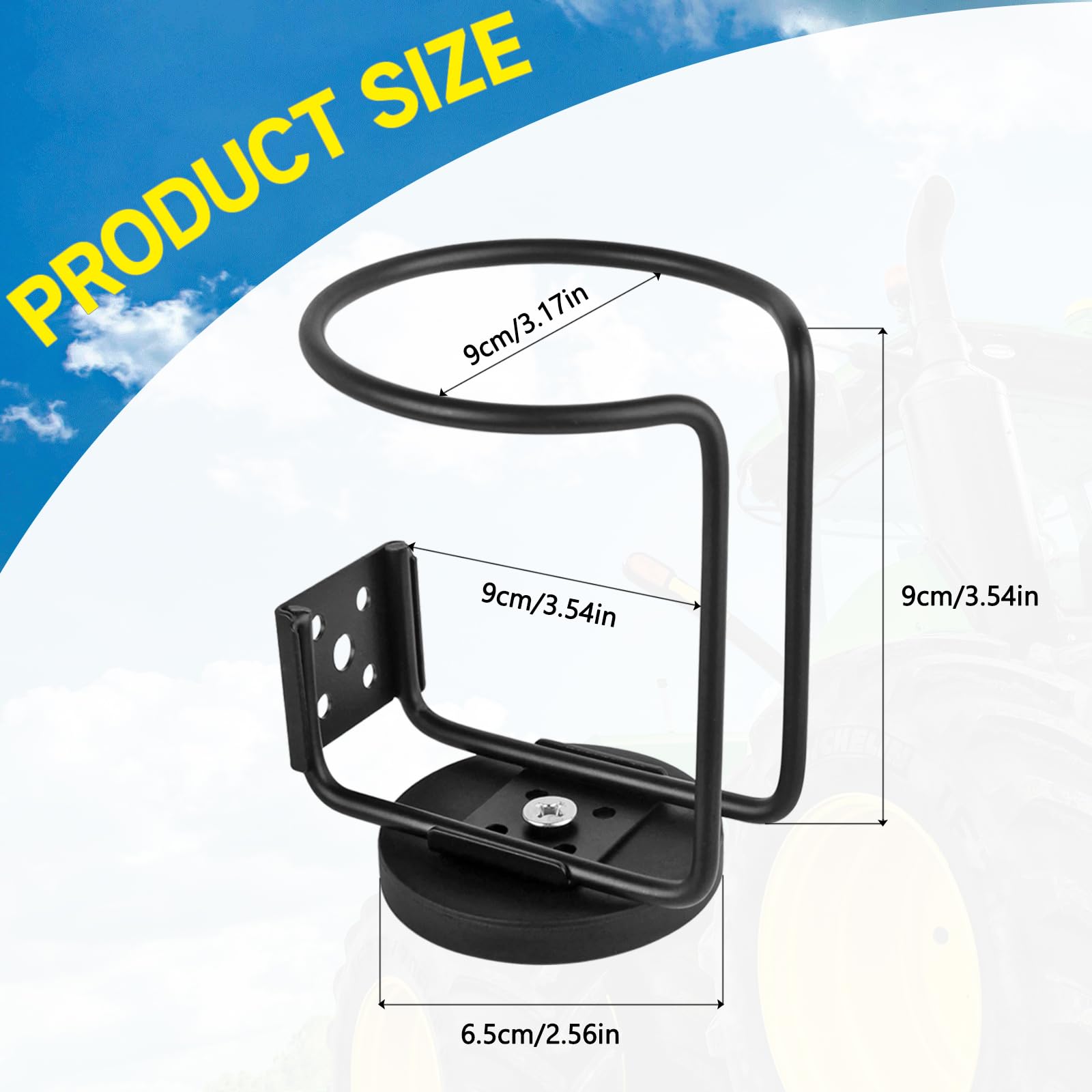 UNIGT rubber-coated edge protects cups from scratches during transport.