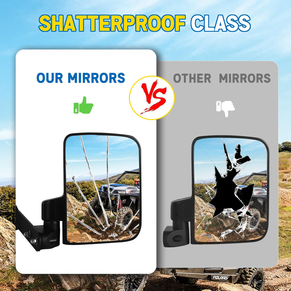 UNIGT Side-view mirror mount hardware included for easy, secure installation
