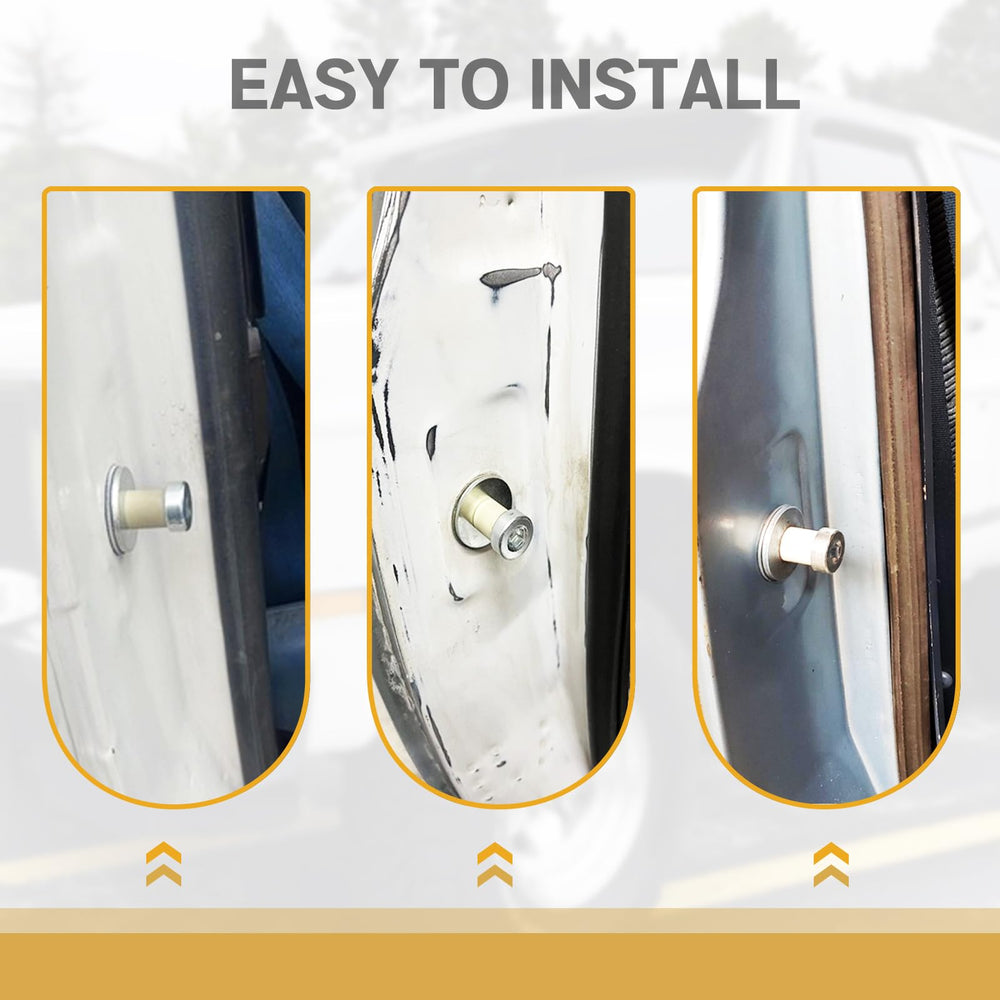 UNIGT steel door lock striker with painted finish resists rust