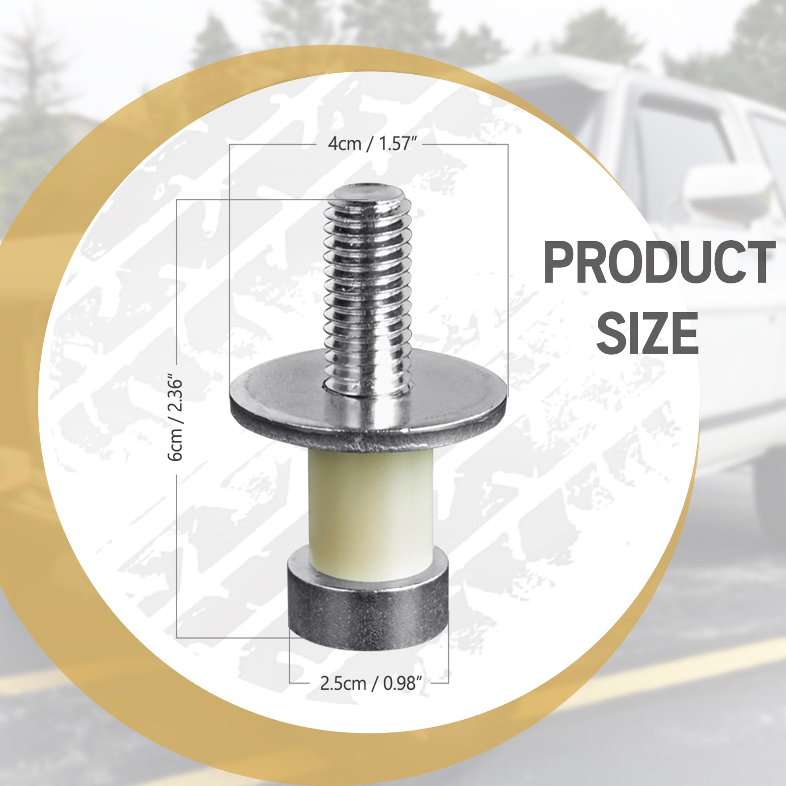 UNIGT two-piece door lock striker pack simplifies replacement