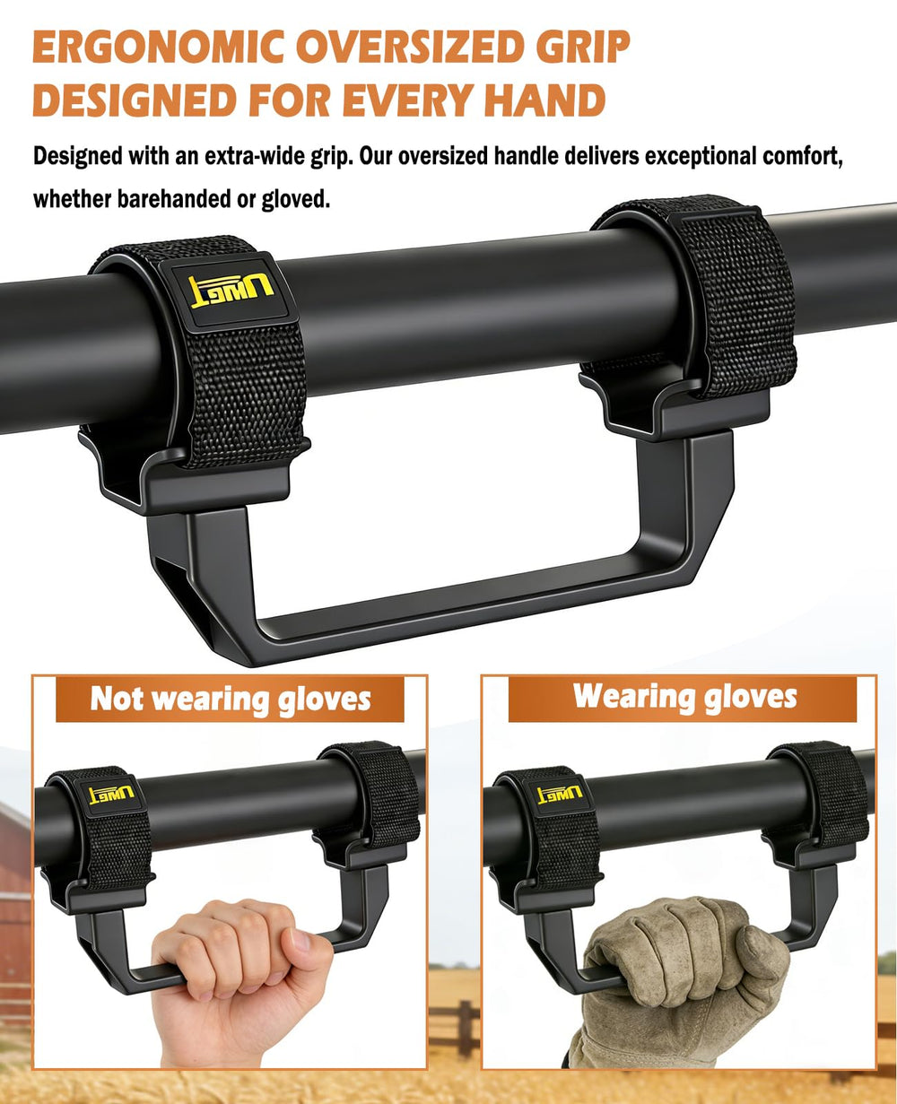 UNIGT UTV grab handle offers no-drill installation for quick setup.