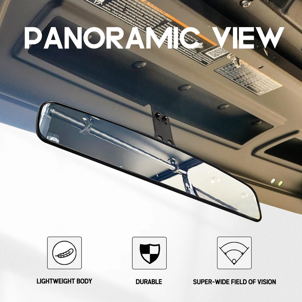 UNIGT wide-angle Ranger rear-view mirror enhances rear visibility during trail rides.