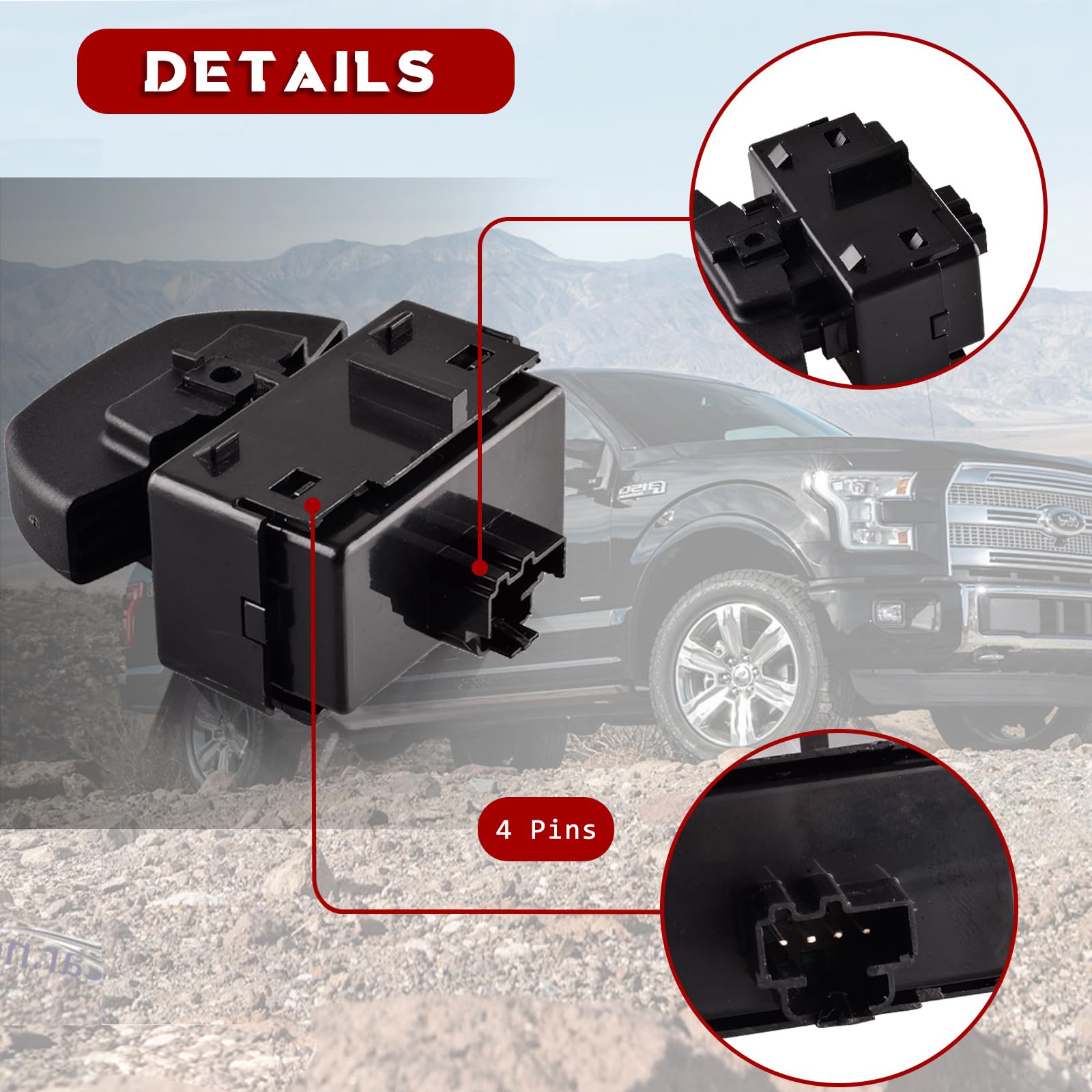 Unikpas switch assembly installs quickly for Ford F-150 replacement.