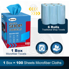 UNIMADE microfiber towels are lint-free and safe on delicate surfaces