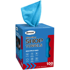 UNIMADE shop towels with dispense opening for quick access during work