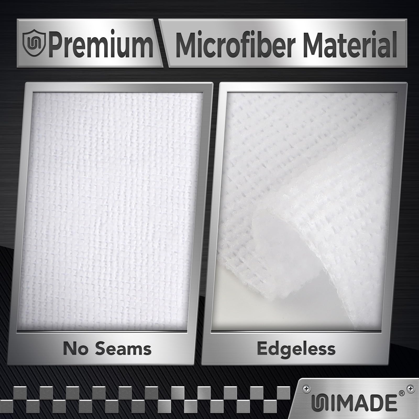UNIMADE shop towels microfiber absorption demonstrates quick liquid pickup for spills