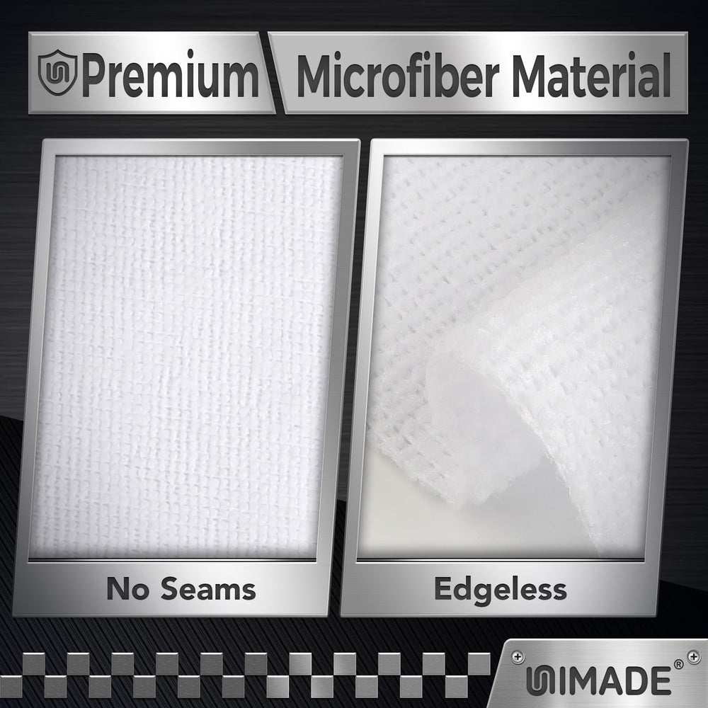 UNIMADE shop towels microfiber absorption demonstrates quick liquid pickup for spills