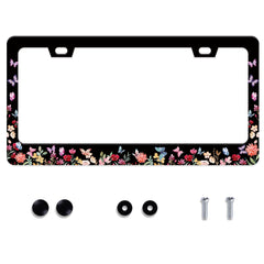 UNINDREM Butterfly Flower Frame front view with forest design adds bold protection