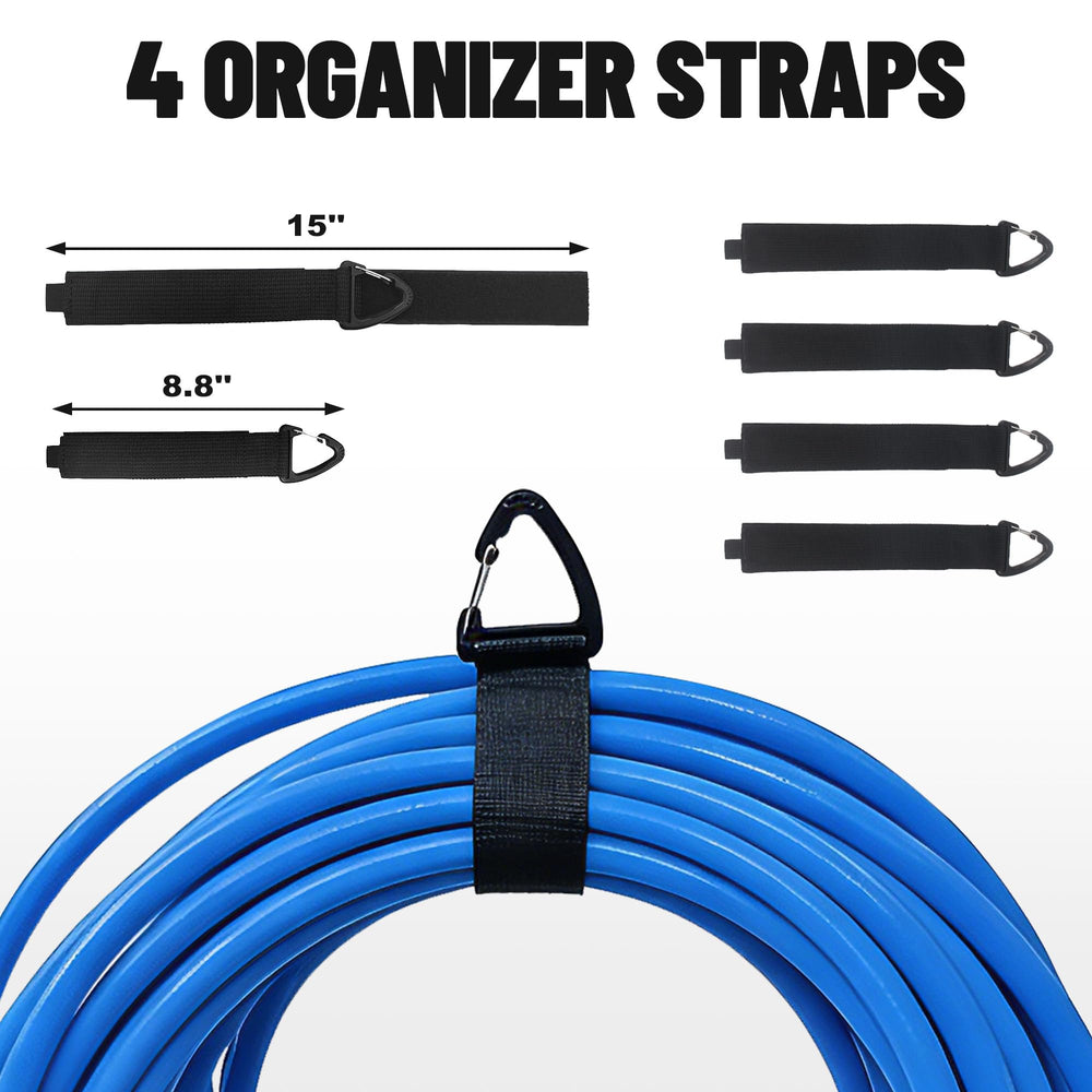 Uningmng 18-inch bag holds up to 100 ft hoses.