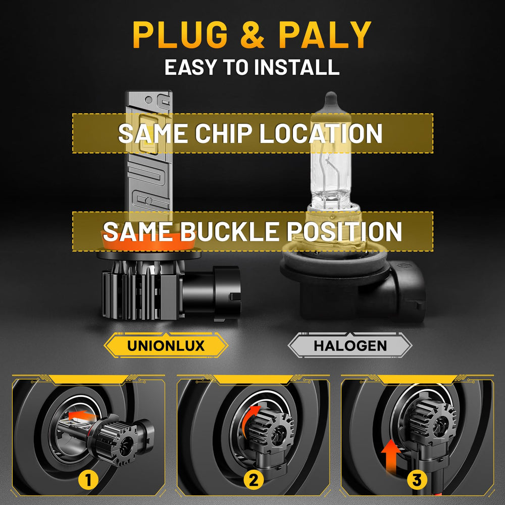 Unionlux Tacoma six-pack bulbs for complete lighting upgrade