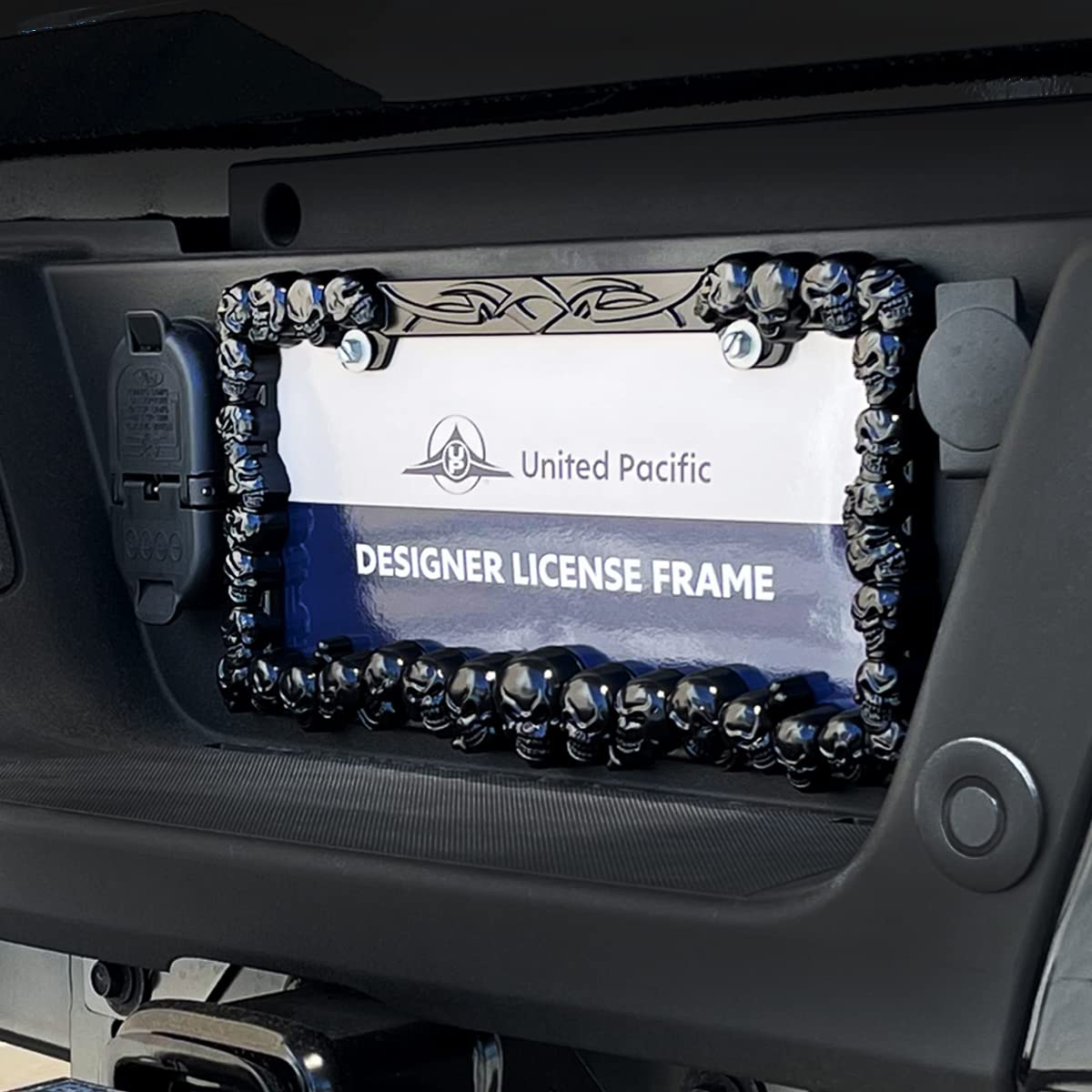 United Pacific weather-ready frame designed for outdoor vehicle use