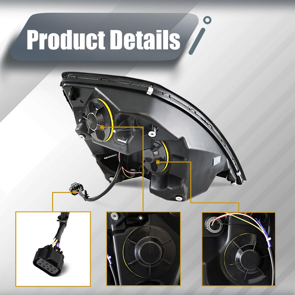 Unitedlu VNL headlamp close-up lens shows clear polycarbonate surface.