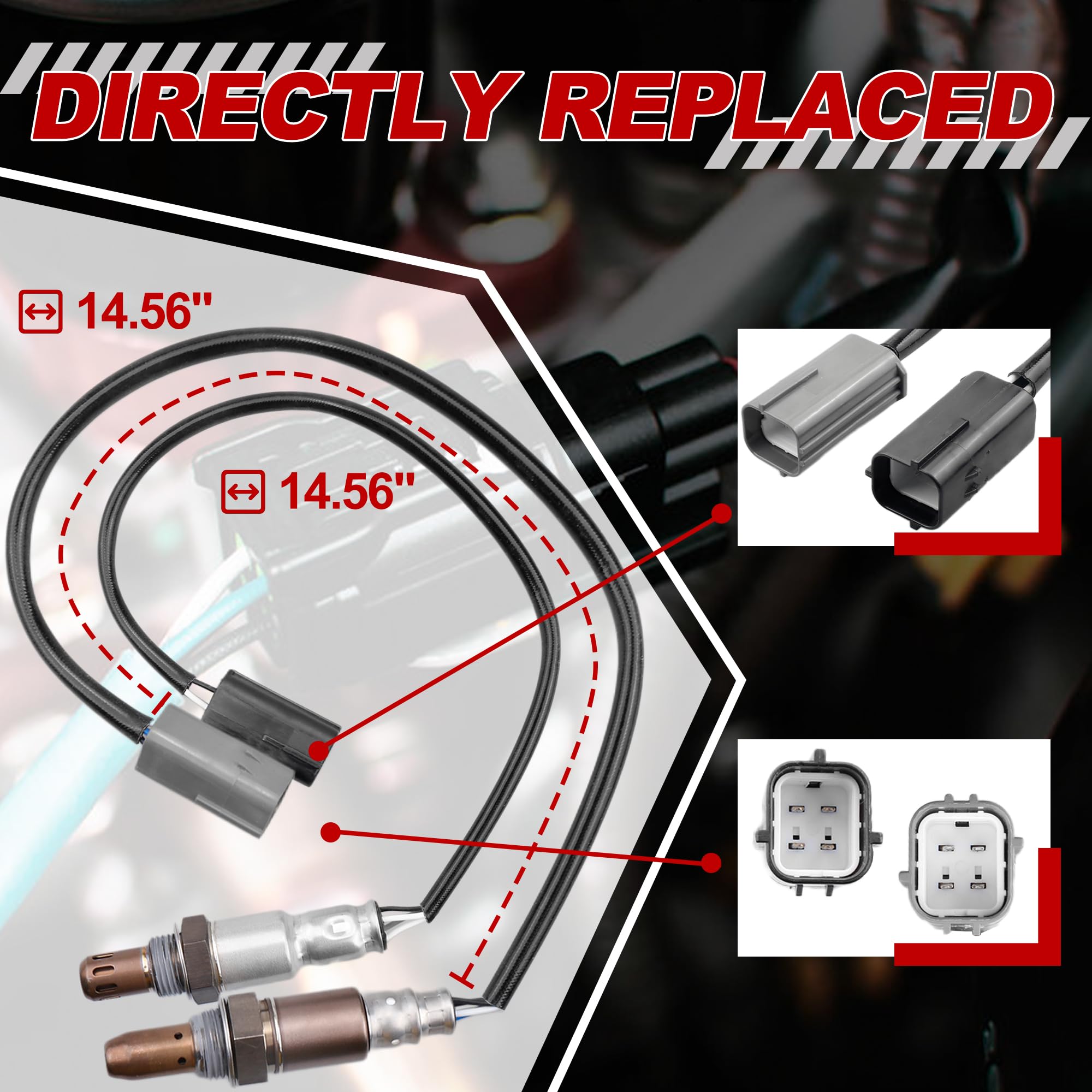 UNITHUB oxygen sensor downstream offers precise exhaust monitoring for smoother idling.