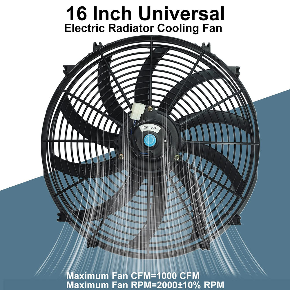 Universal Slim Fan side view highlights compact design for tight spaces.
