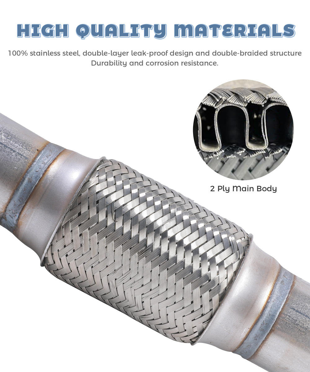 UNLRAE Flex Pipe illustrates sizing options for precise installations.