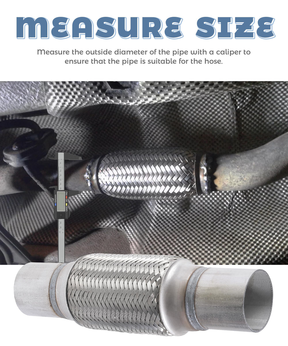 UNLRAE Flex Pipe universal fit for cars and trucks.