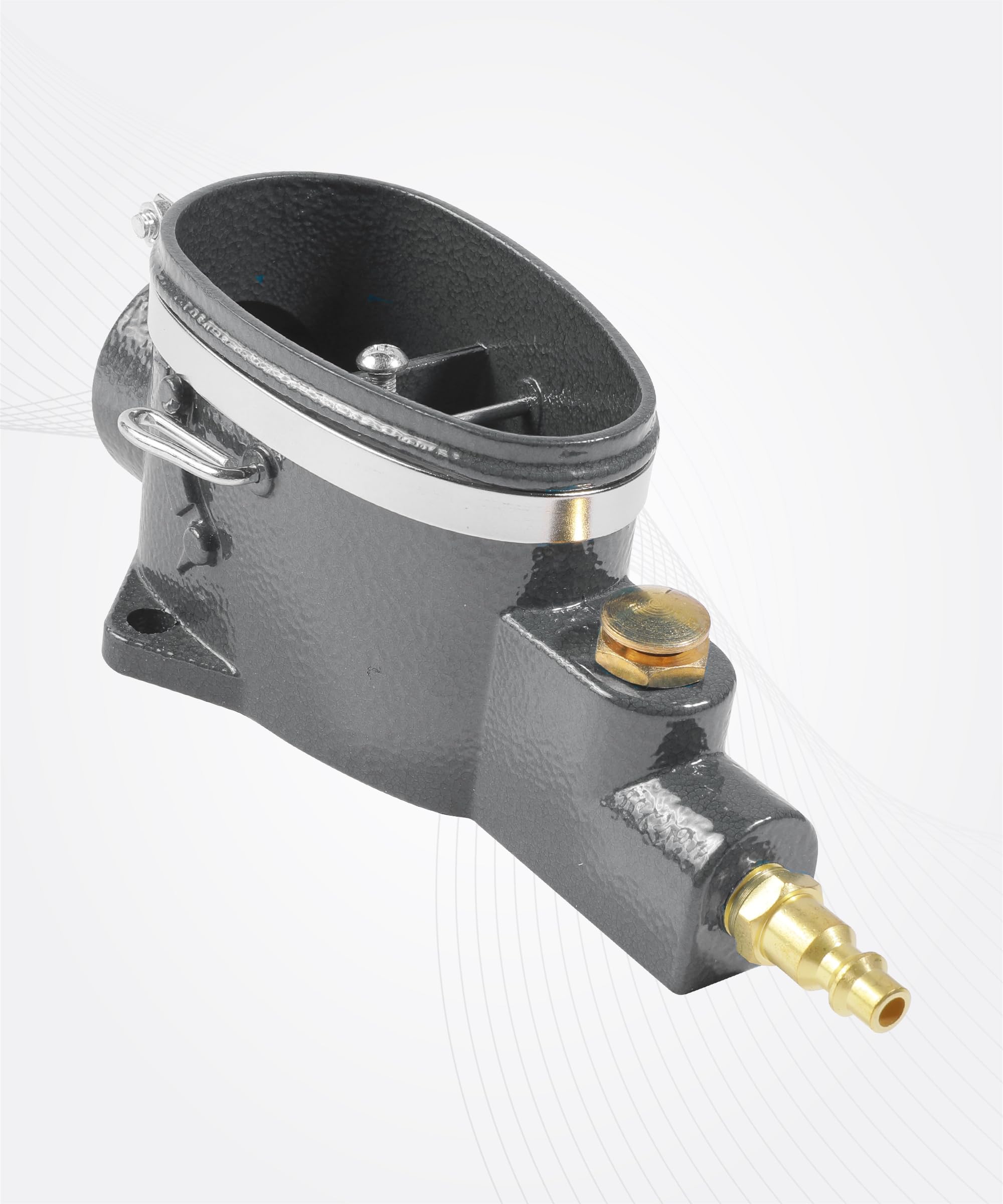 UNLRAE cleaning bag keeps debris contained during spark plug cleaning.