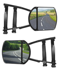 UNLRAE towing mirrors clip-on extensions improve rear visibility on the road