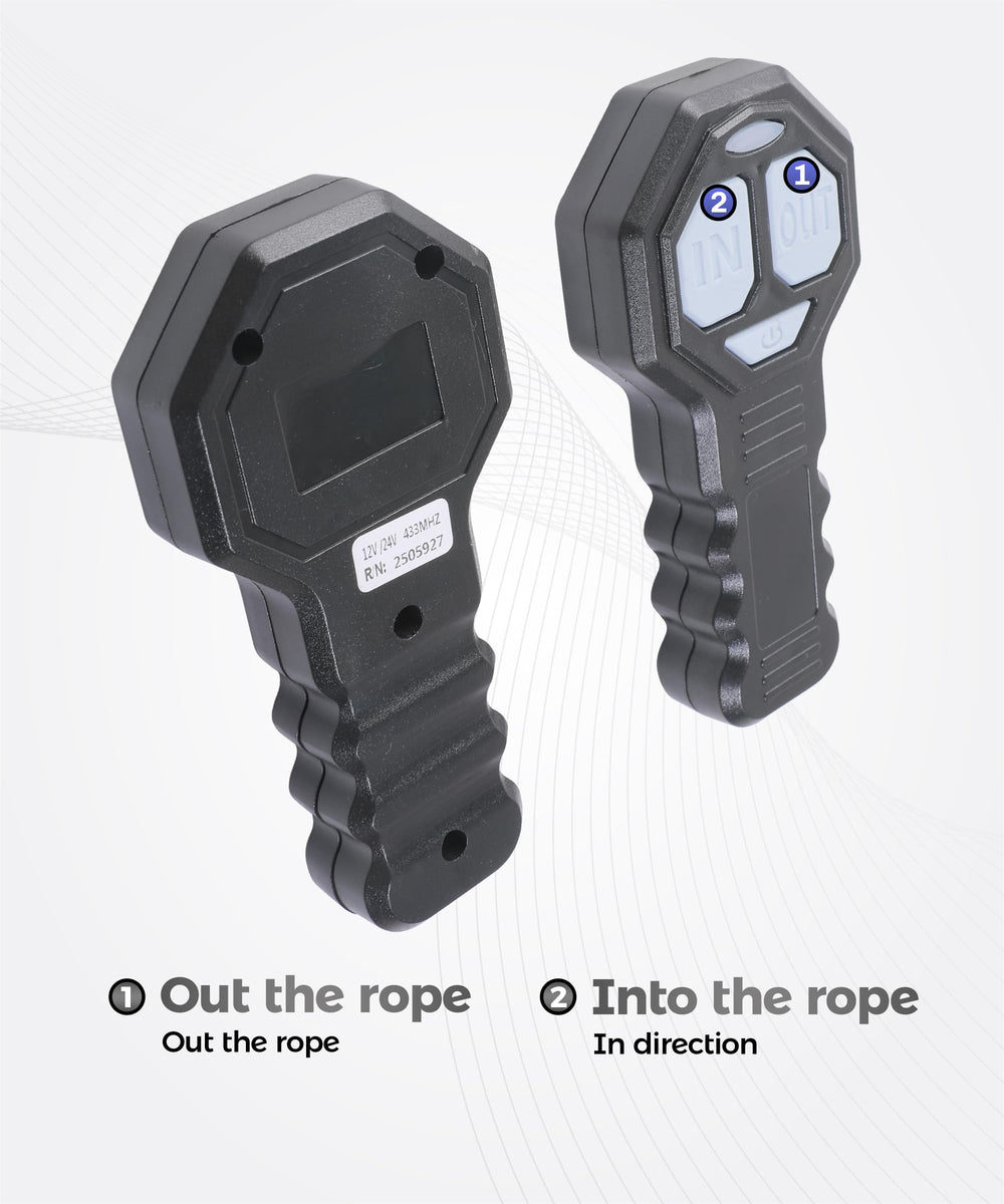 UNLRAE installation diagram for mounting wireless winch system