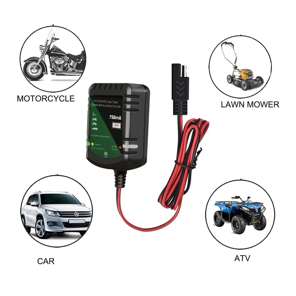 Unocho 12V charger boat setup highlights reliable float charging for marine batteries.