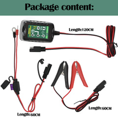 Unocho automatic 5-stage charging sequence promotes safe, efficient battery conditioning.