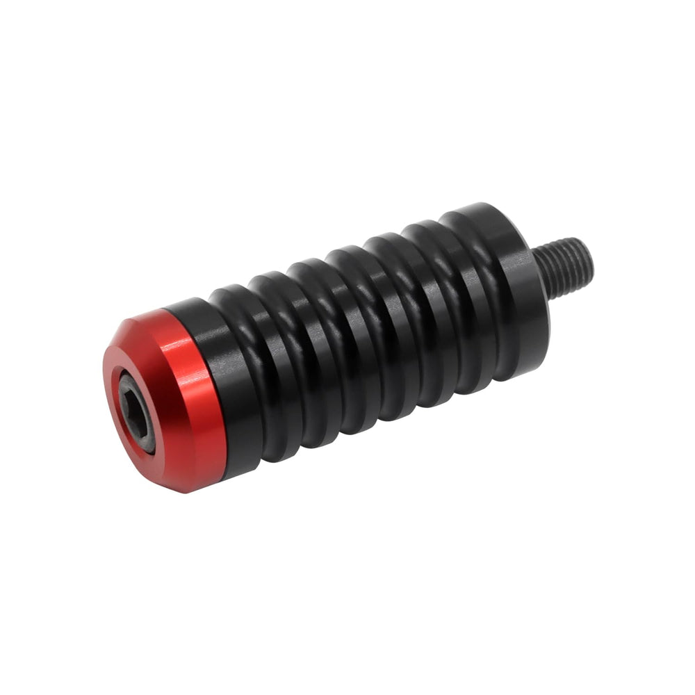 Unrestricted Walk Shifter Pegs black and red finish side profile for bold styling