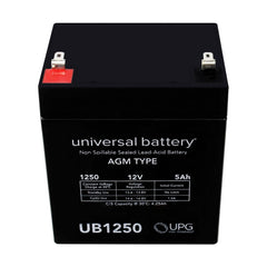 UPG UB1250 connected to UPS backup systems for steady power.