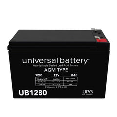 UPG UB1280 label closeup—clear specs for informed purchasing