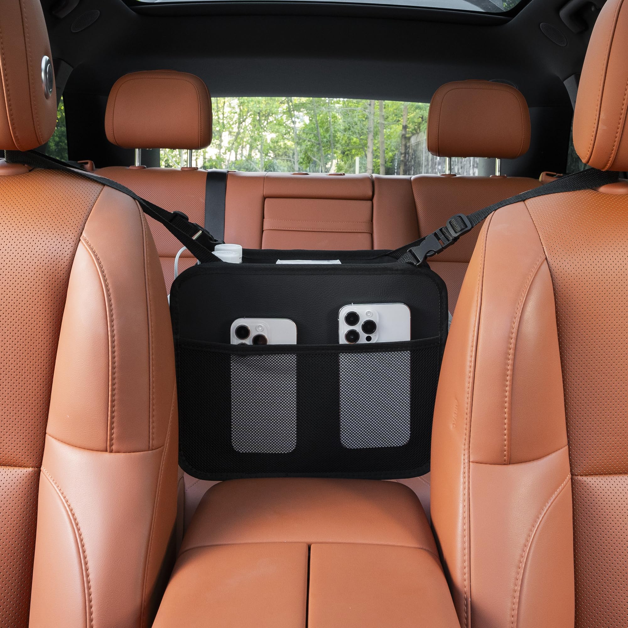 Uplien seat-back protector offers storage plus seat protection