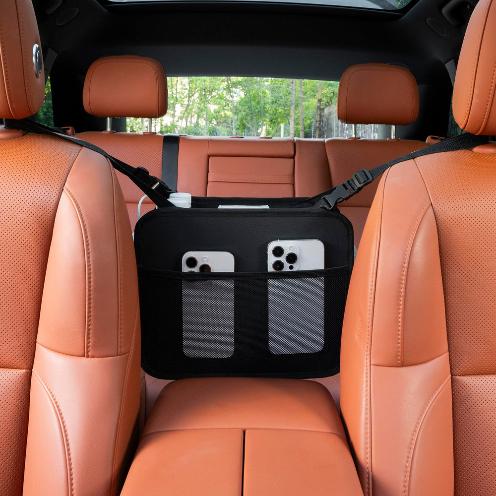 Uplien seat-back protector offers storage plus seat protection