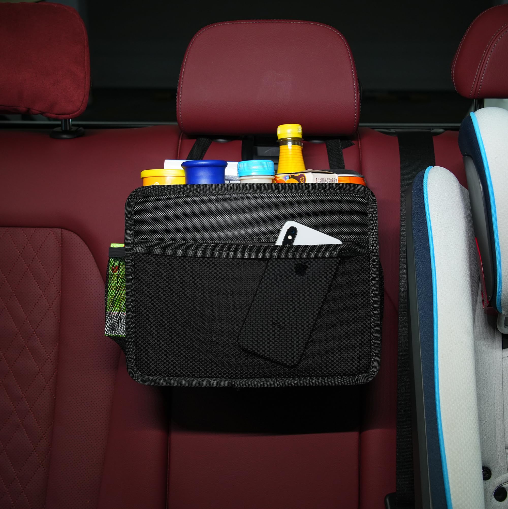 Uplien easy-clean backseat organizer with wipeable surface.
