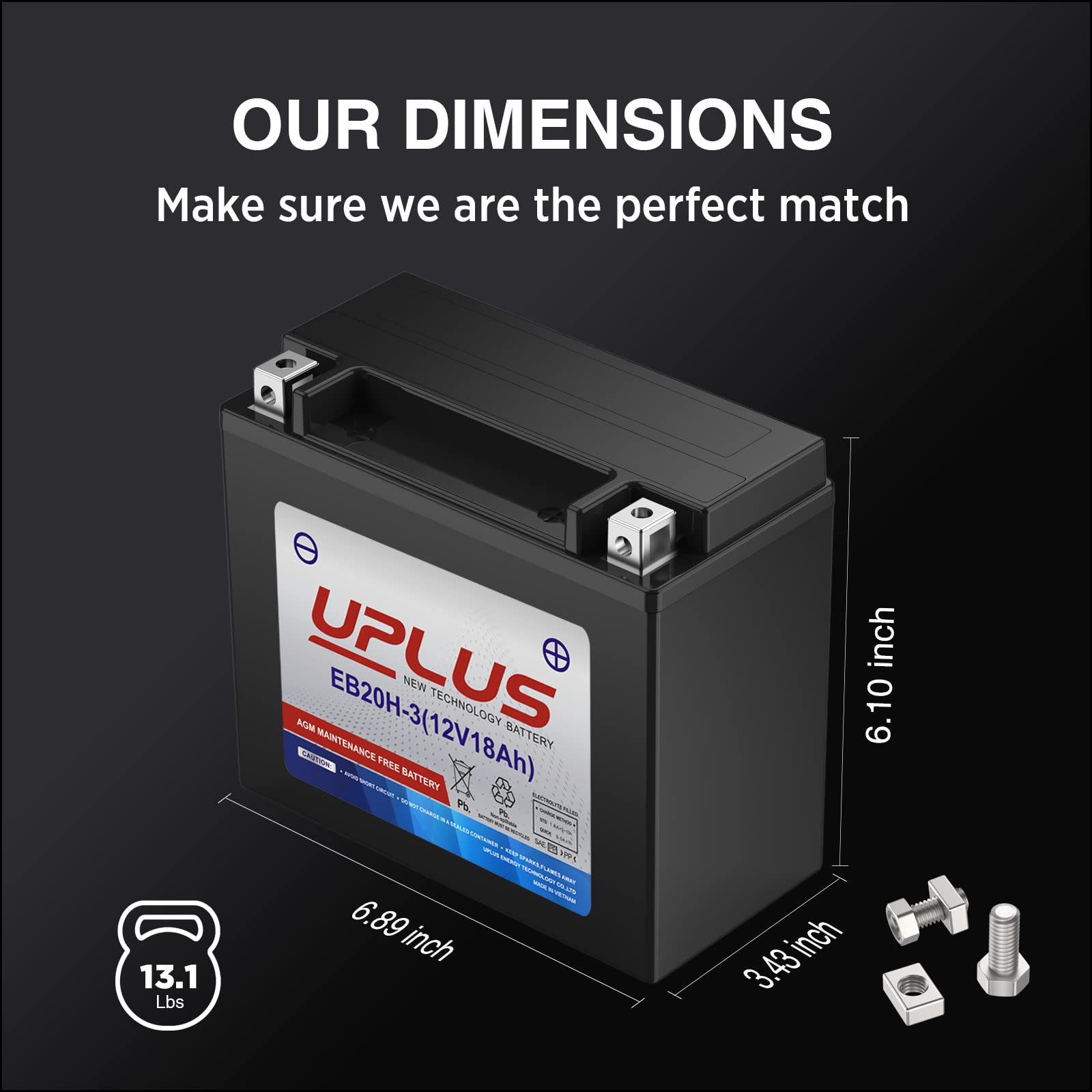UPLUS YUAM320BS mounting base suitable for Yamaha, Honda, Suzuki machines