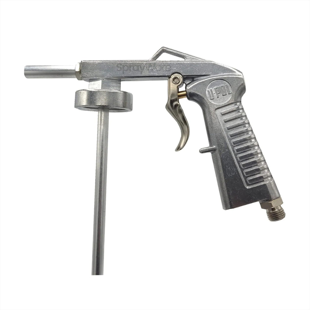 UPOL Raptor Black 0820VG textured finish options with spray or brush methods.