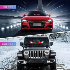 UPONELED Devil Eyes Light remote control enables quick adjustments.