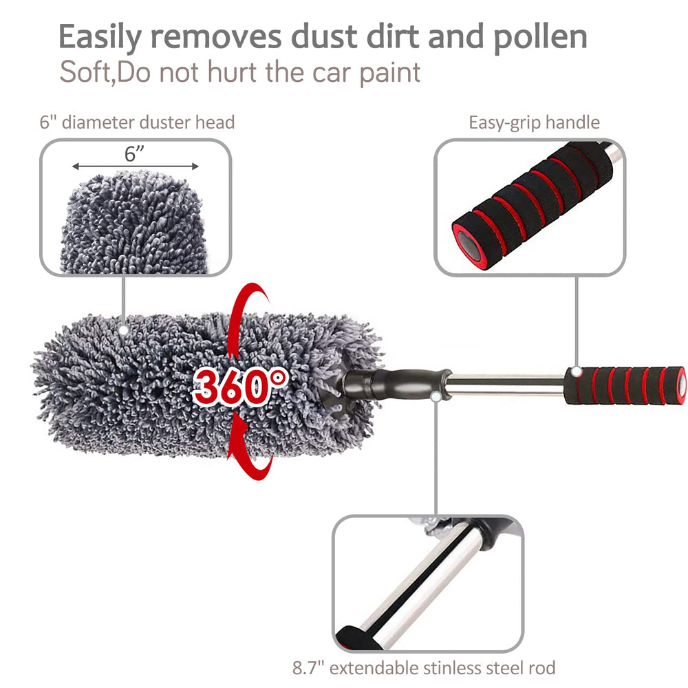 Upra Ultimate Car Duster multi-purpose tool for cars, home, and office dusting.