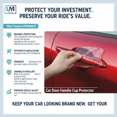 Upromax invisible protection blends seamlessly with paint color
