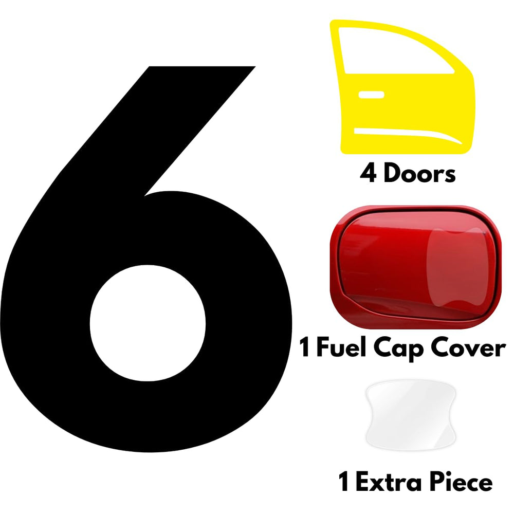 Upromax self-healing film repairs minor scratches on door handle areas