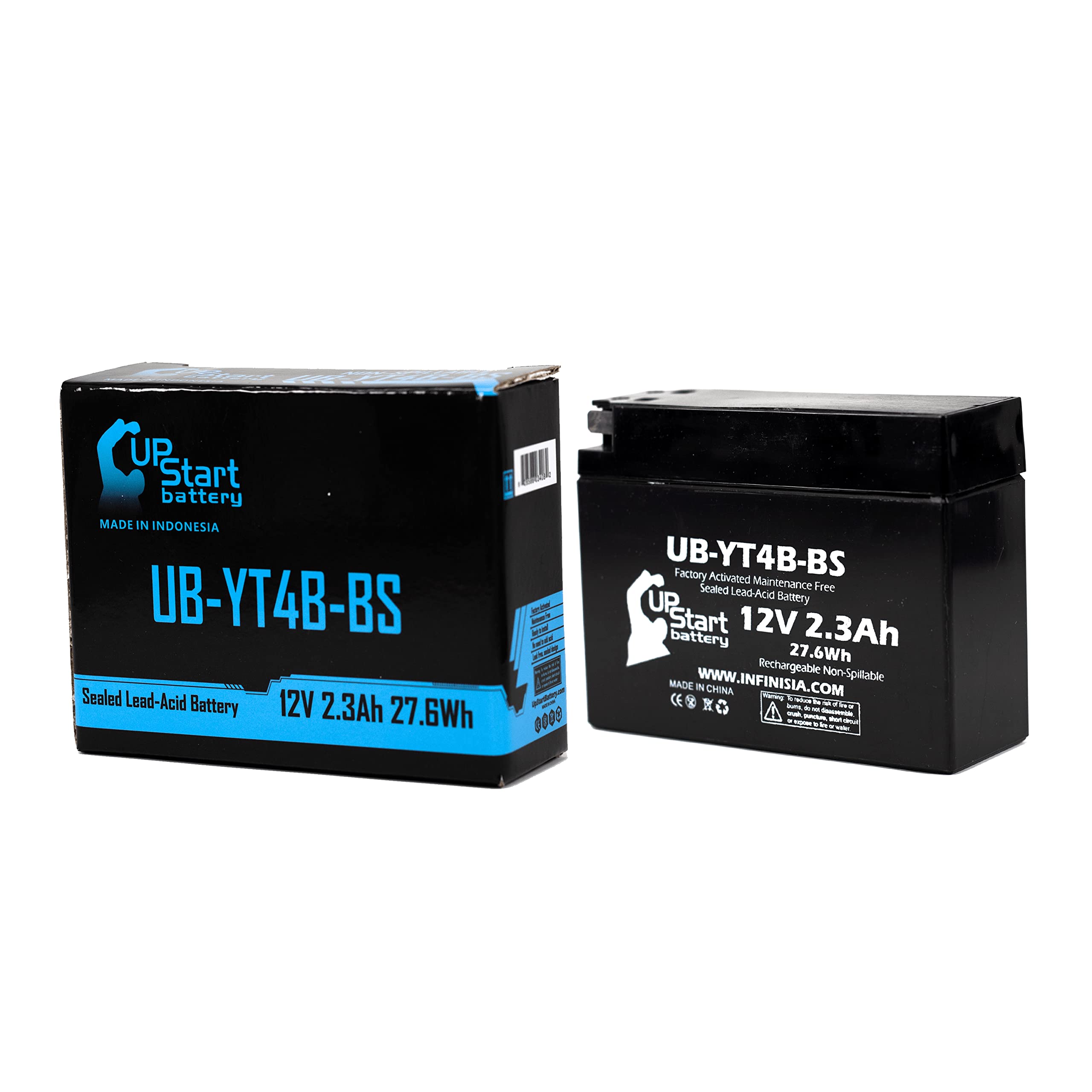 UpStart Battery UB-YT4B-BS for 2015 Yamaha TTR110E provides ready-to-install reliability.