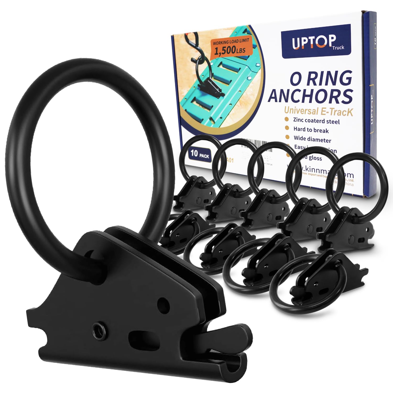 UPTOP E Track O-Ring anchor with 4500lb break strength for motorcycle transport