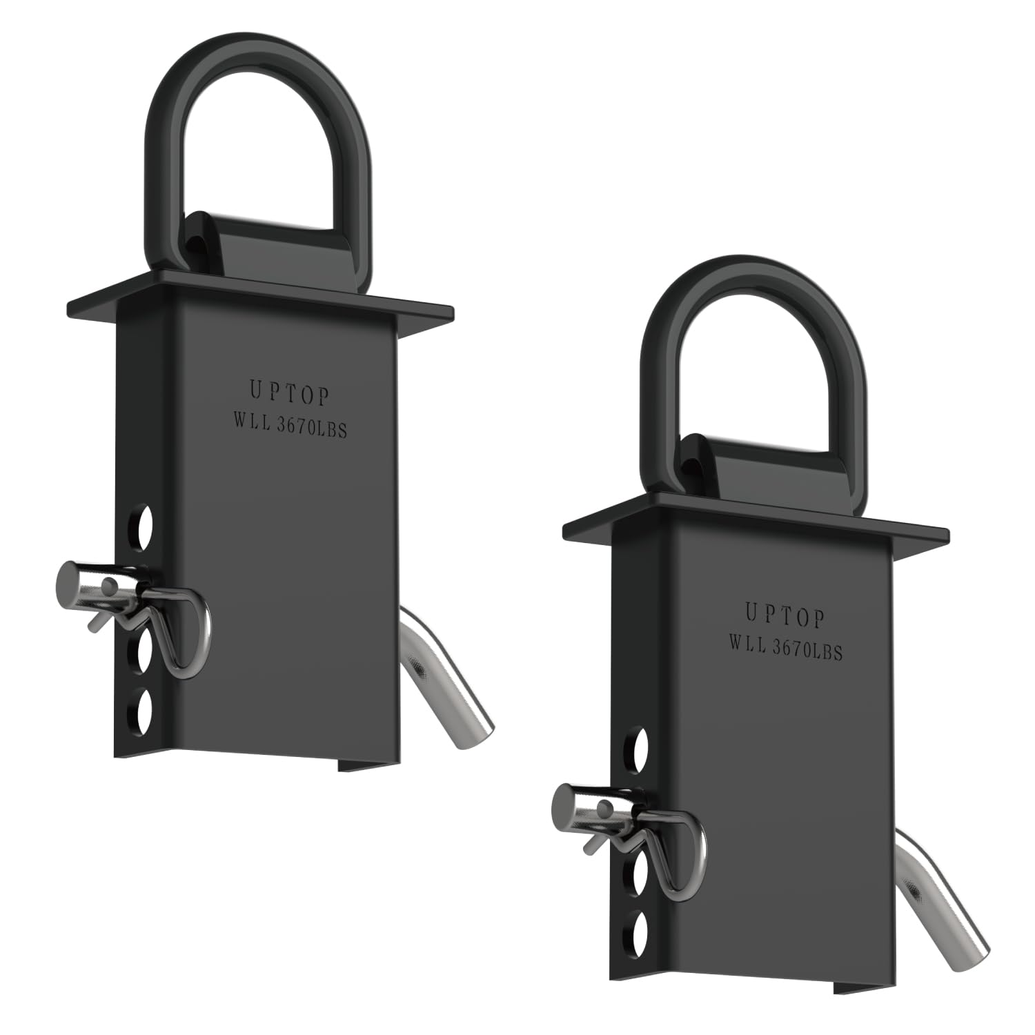 UPTOP heavy-duty trailer D-ring pair securing heavy loads on trucks and trailers.