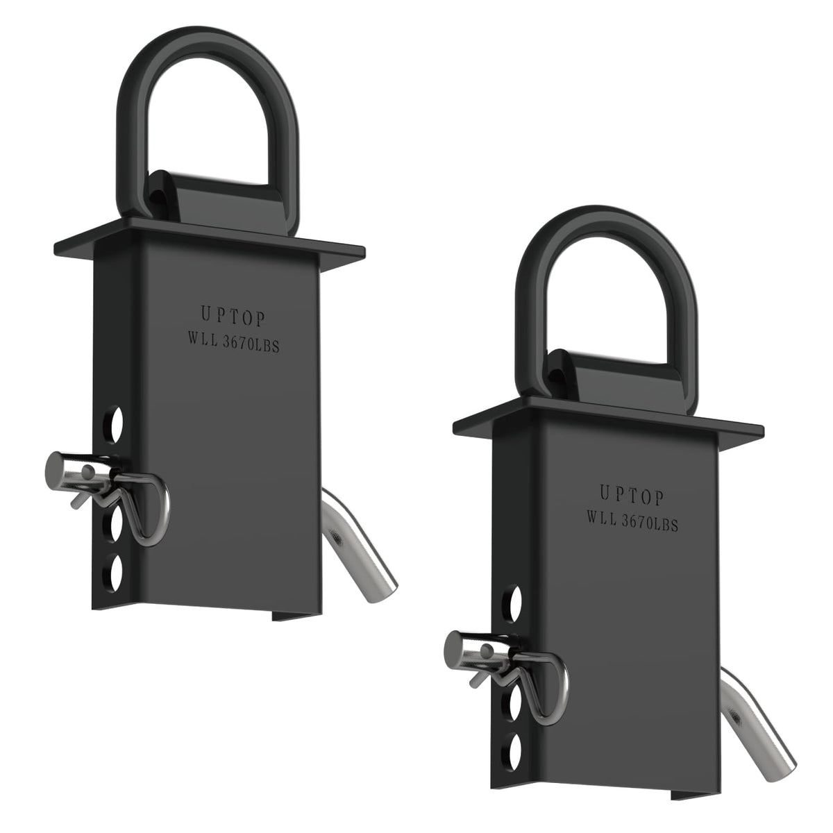 UPTOP heavy-duty trailer D-ring pair securing heavy loads on trucks and trailers.