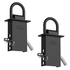 UPTOP heavy-duty trailer D-ring pair securing heavy loads on trucks and trailers.