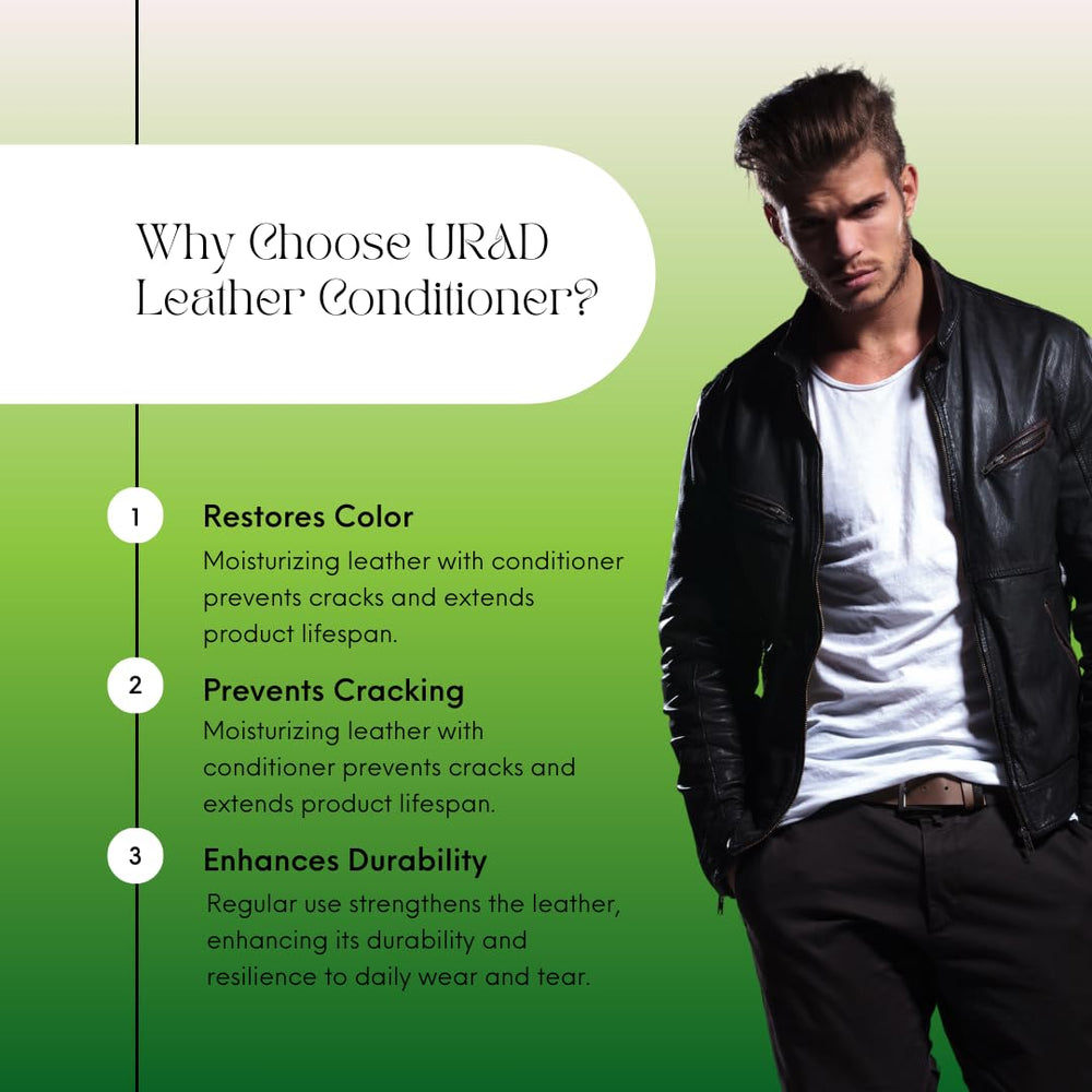 URAD leather conditioner cream dispenser for smooth application.