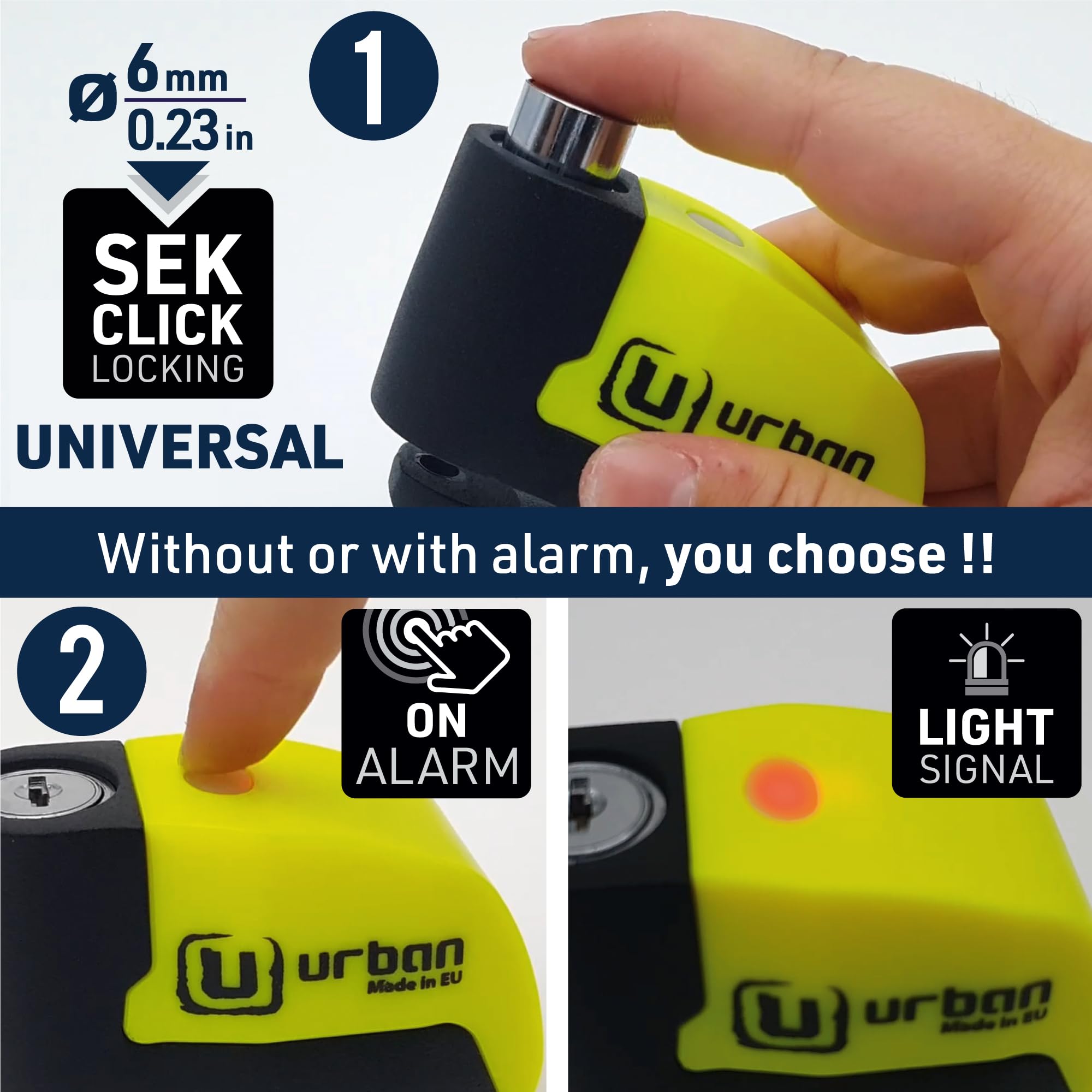 Urban UR6 replaceable UR24MA alarm module enables easy maintenance.