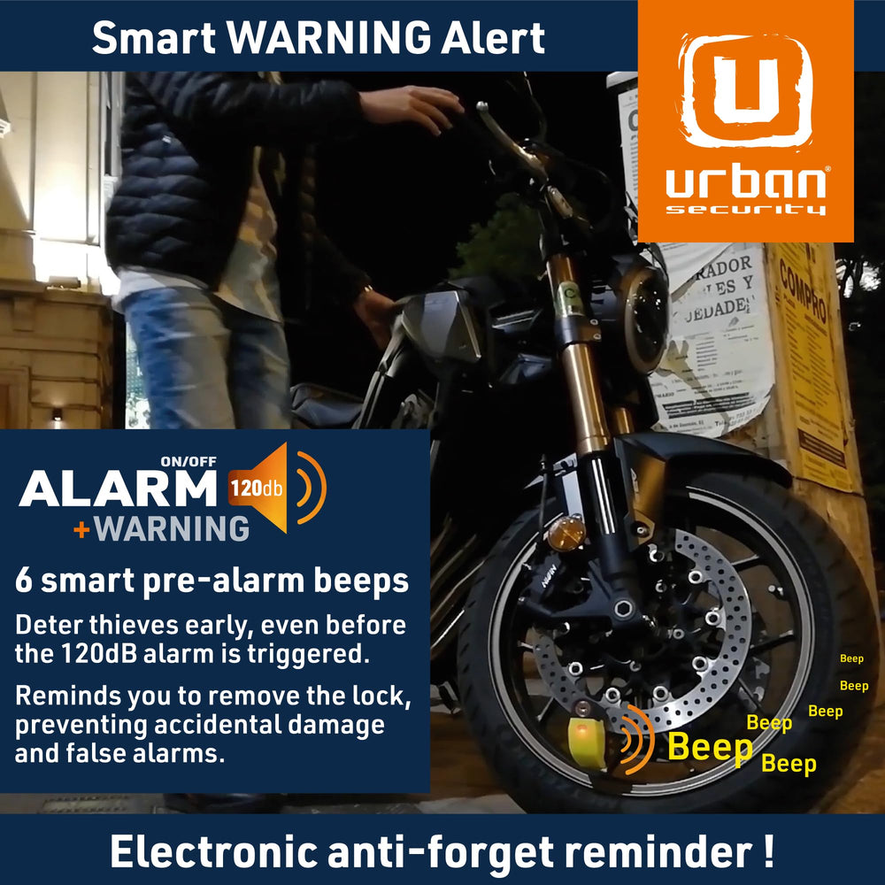 Urban UR6 LED indicator shows status and alerts clearly.