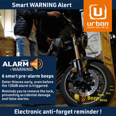 Urban UR6 LED indicator shows status and alerts clearly.