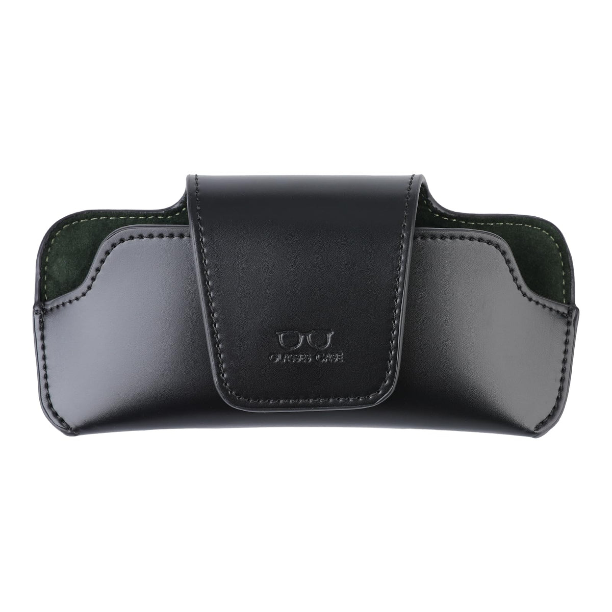 URIZZD car visor sunglasses holder with leather exterior protects glasses on the go.