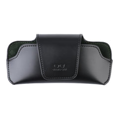 URIZZD car visor sunglasses holder with leather exterior protects glasses on the go.